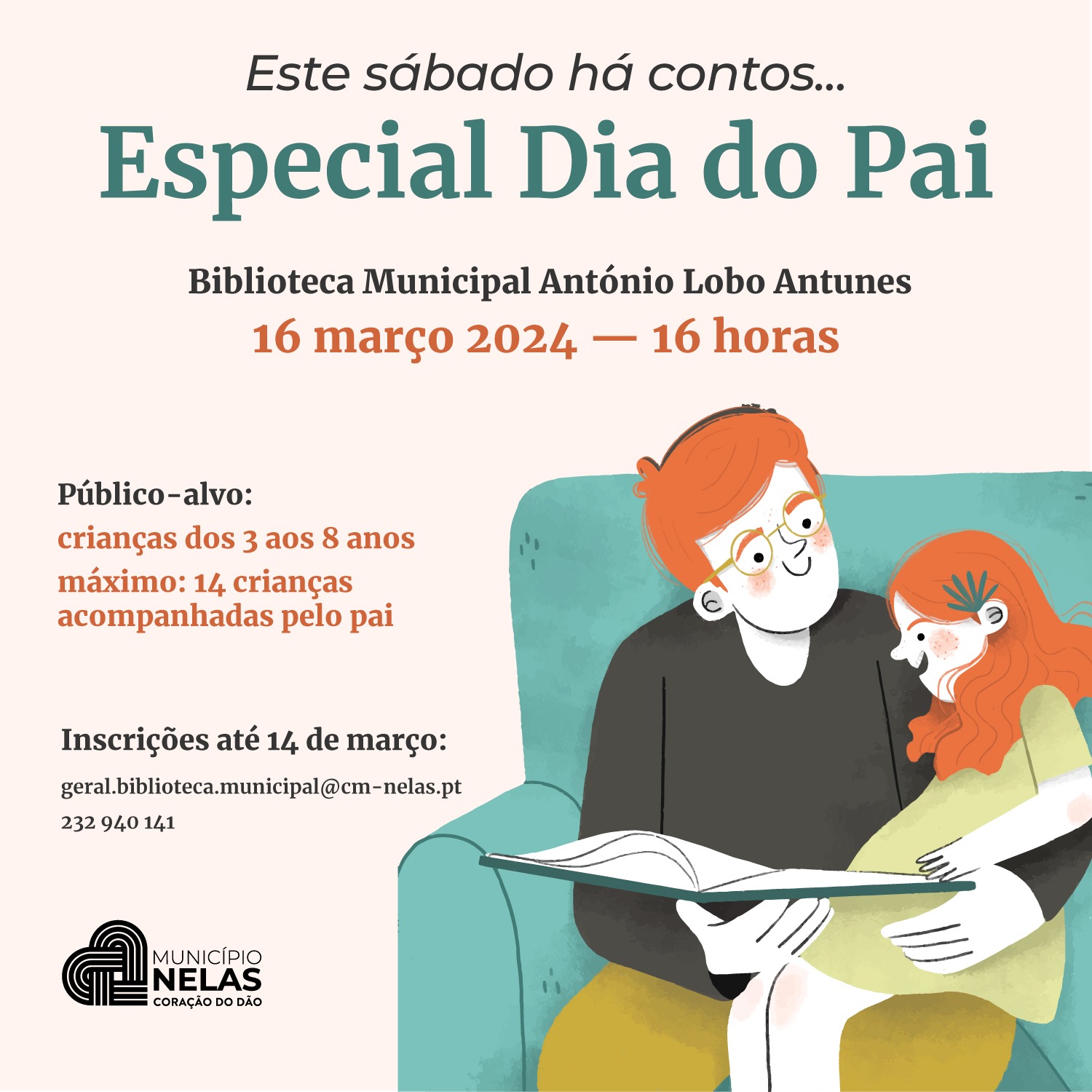 Este sábado há contos - Especial dia do pai