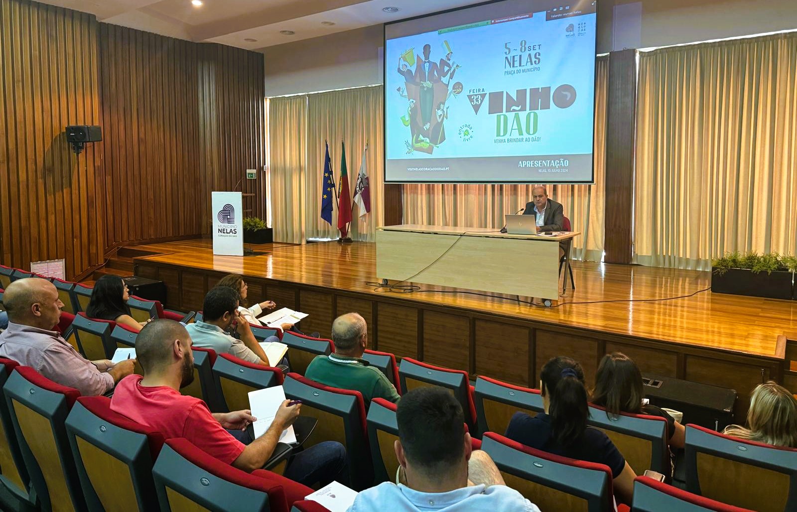 33ª Feira do Vinho do Dão em Nelas teve hoje reunião preparatória com 35 produtores de vinho