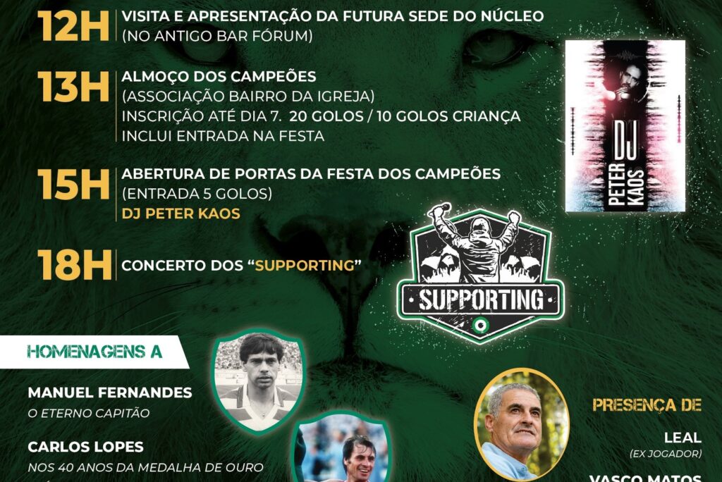 Sporting no Coração do Dão no dia 10 de agosto