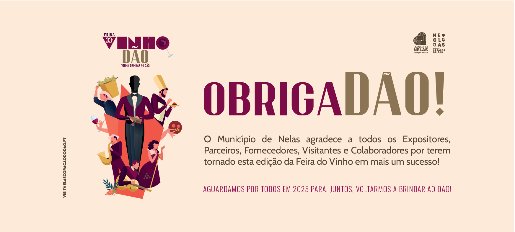 Feira do Vinho do Dão – Mensagem de Agradecimento