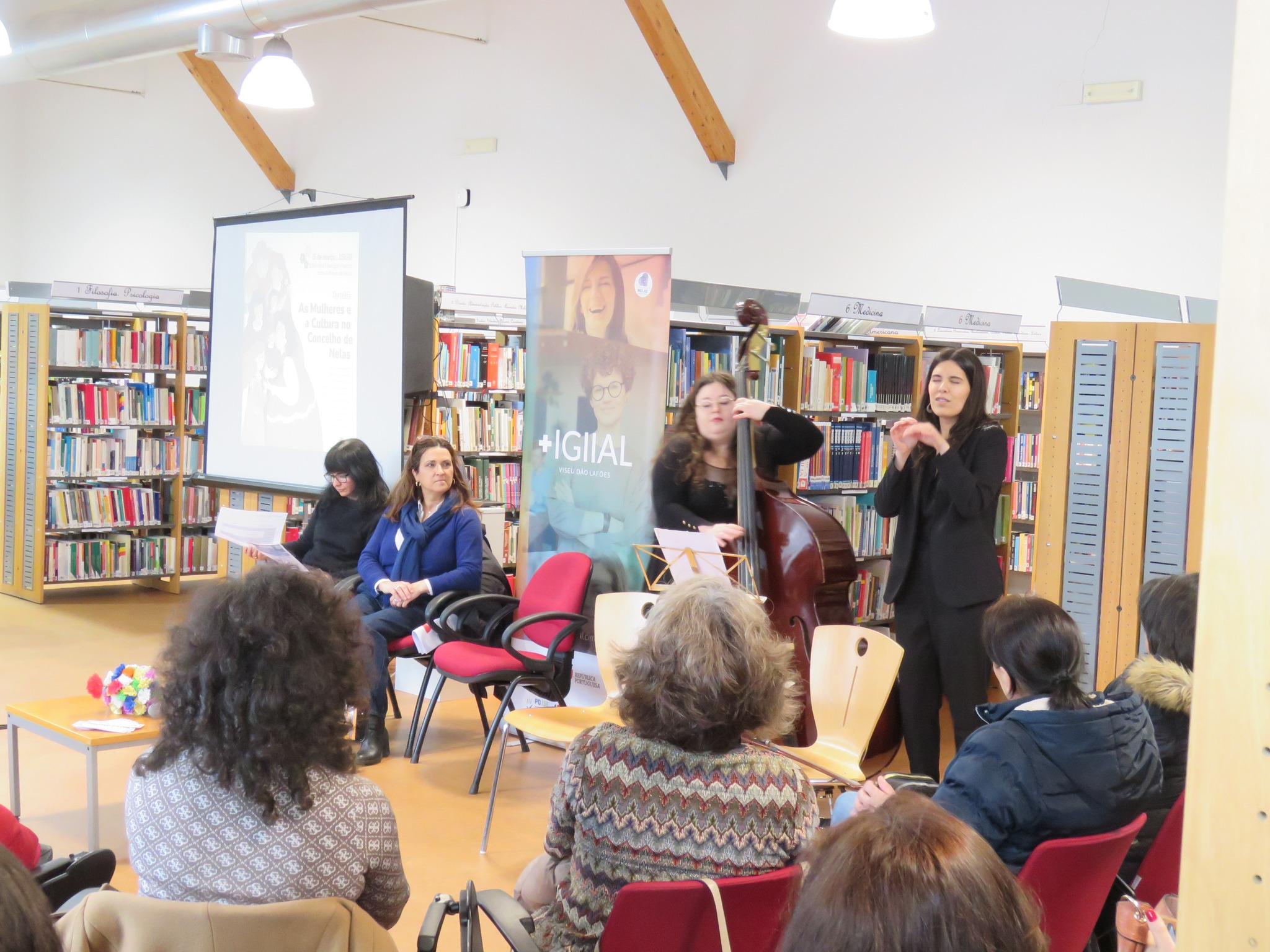 Dia Internacional da Mulher na Biblioteca Municipal de Nelas