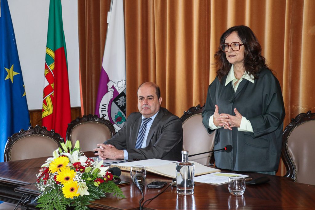 Ministra da Cultura em Nelas