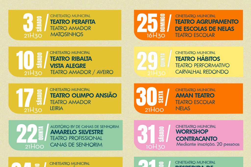 FESTA´25 – 1ªEdição Festival de Teatro e Artes Performativas
