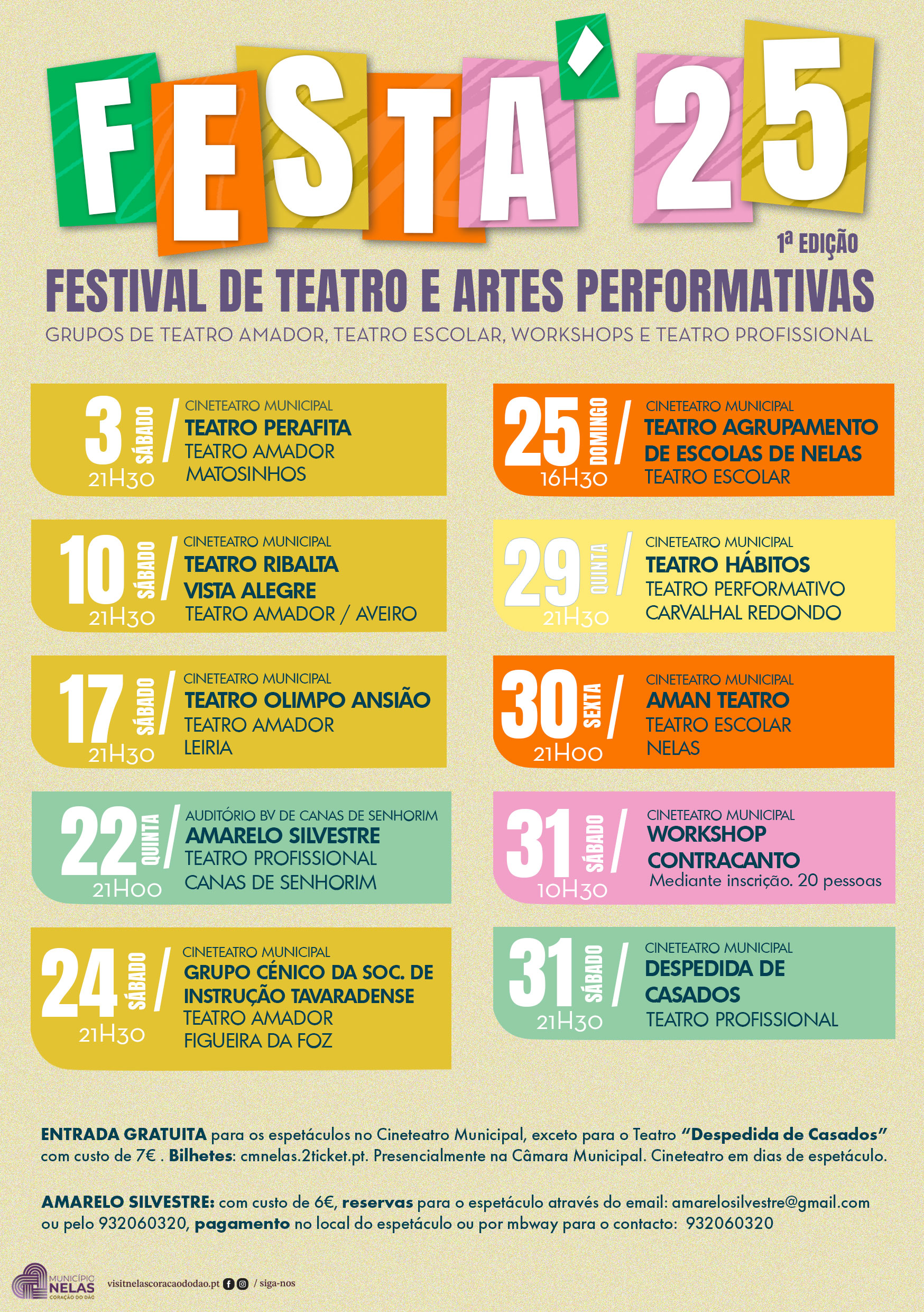 FESTA´25 – 1ªEdição Festival de Teatro e Artes Performativas