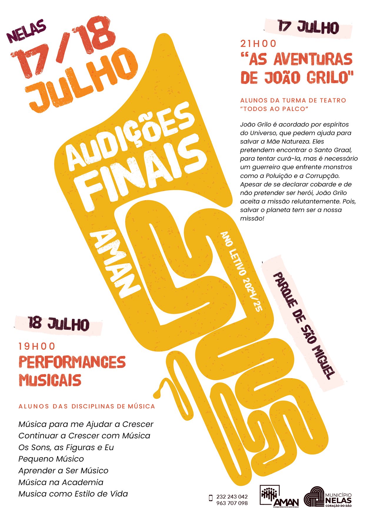 𝗔𝗹𝘂𝗻𝗼𝘀 𝗱𝗮 𝗔𝗰𝗮𝗱𝗲𝗺𝗶𝗮 𝗠𝘂𝗻𝗶𝗰𝗶𝗽𝗮𝗹 𝗱𝗲 𝗔𝗿𝘁𝗲𝘀 𝗱𝗲 𝗡𝗲𝗹𝗮𝘀 𝗮𝗽𝗿𝗲𝘀𝗲𝗻𝘁𝗮𝗺 𝗮𝘀 𝗔𝗨𝗗𝗜𝗖̧𝗢̃𝗘𝗦 𝗙𝗜𝗡𝗔𝗜𝗦 𝗗𝗘 𝗔𝗡𝗢 𝗟𝗘𝗧𝗜𝗩𝗢