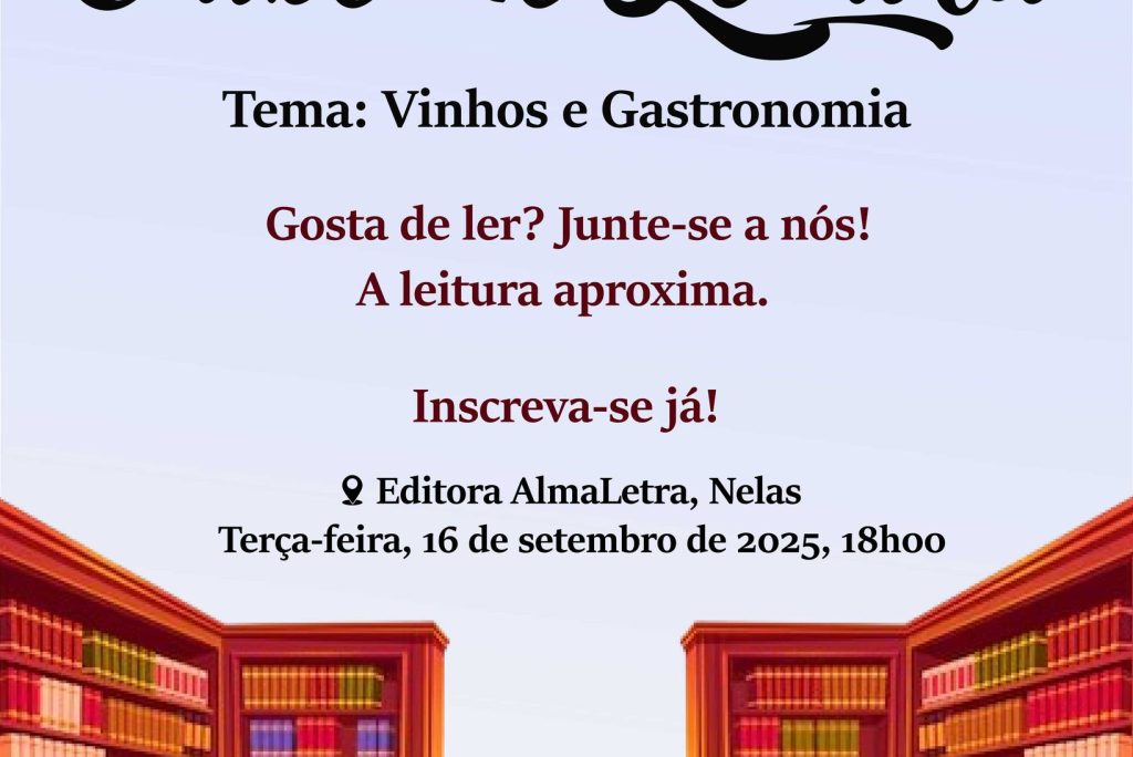 A não perder amanhã: Clube de Leitura da Biblioteca Municipal António Lobo Antunes