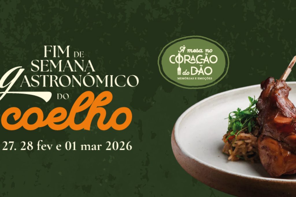 Segunda edição do Fim de Semana Gastronómico do Coelho decorre de 27 de fevereiro a 1 de março de 2026 no Concelho de Nelas, Coração do Dão