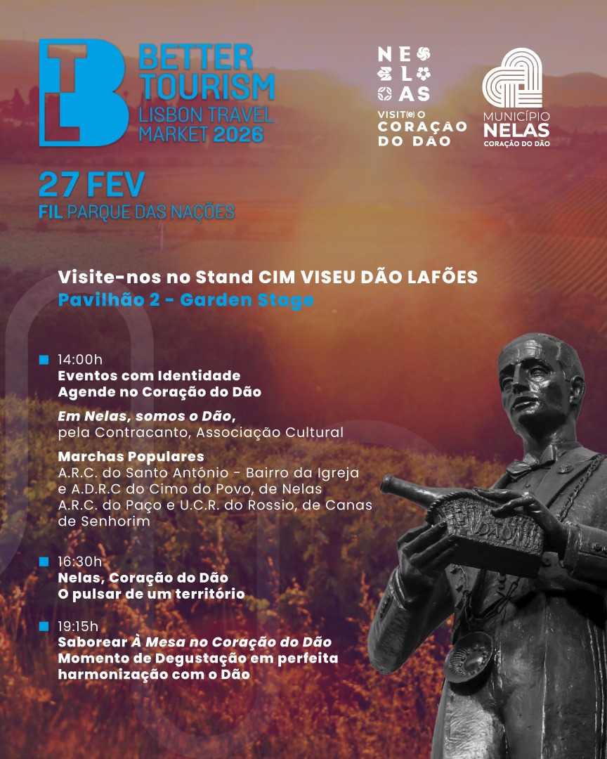 Município de Nelas promove o “Coração do Dão” na BTL 2026