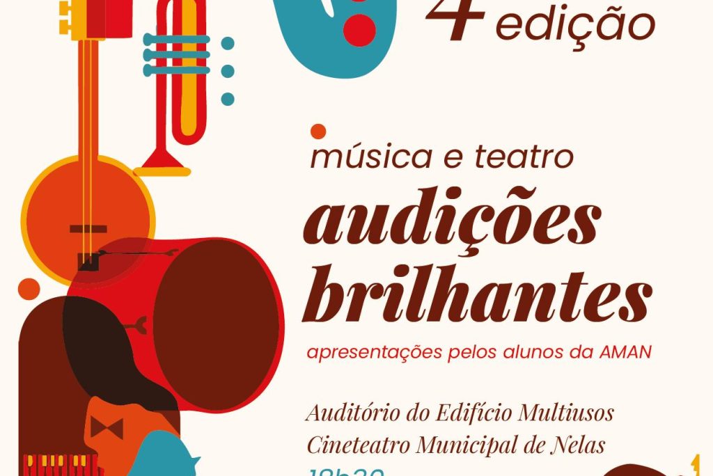 Alunos da Academia Municipal de Artes de Nelas [AMAN] apresentam a 4ª Edição das “Audições Brilhantes”
