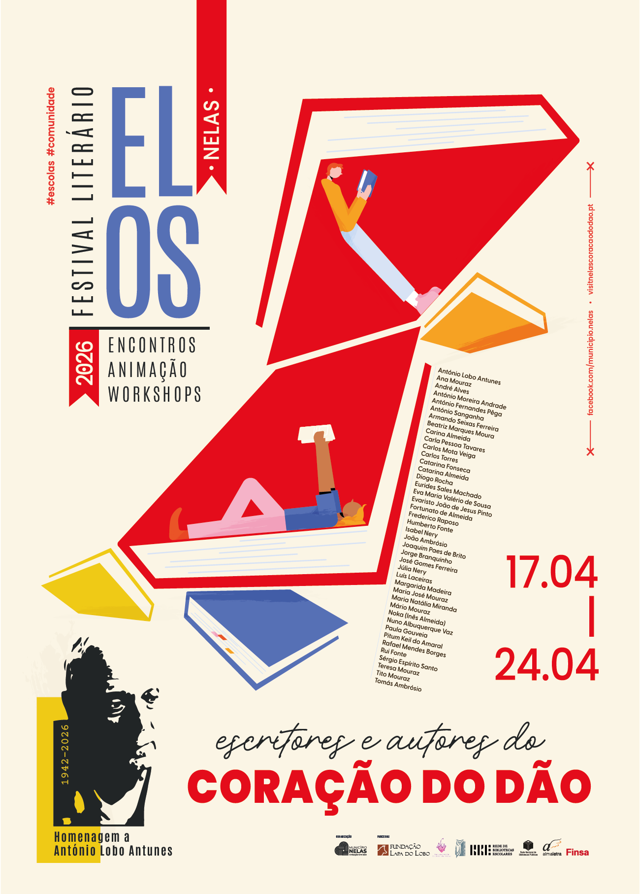 10ª Edição de “ELOS – Festival Literário de Nelas, Escritores e Autores do Coração do Dão”